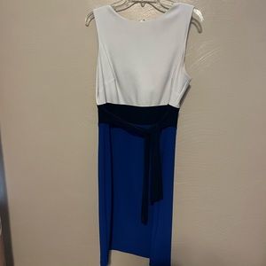 Blue and white Ralph Lauren work dress